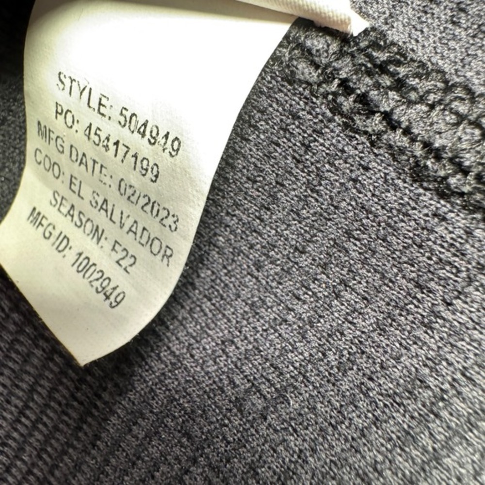 L.L.Bean Midweight Base Layer Wome L Crew Top Long Sleeve Tee Black Gym Run Hike - Picture 9 of 13